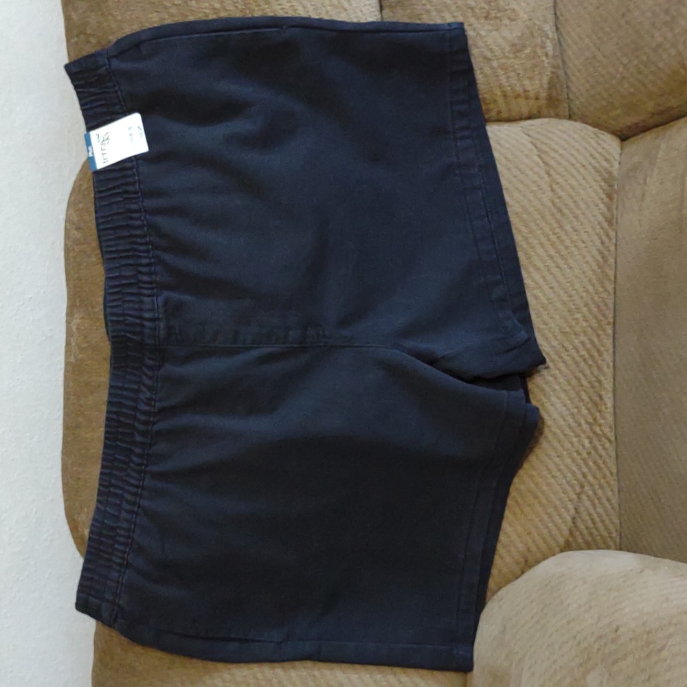 Terra & and Sky High Rise black denim jean shorts women Plus size 4x 28W-30W NEW